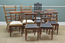 CHARITY LOT: ASSORTED OCCASIONAL FURNITURE, METALWORK & CHAIRS including 17th Century style