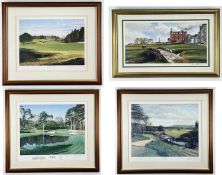 ‡ AFTER GRAHAM W. BAXTER/TERRY HARRISON Golfing colour prints - 'Augusta', signed and numbered in