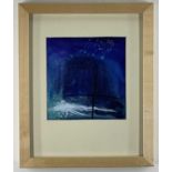 ‡ ADRIAN PAUL METCALFE watercolour - entitled verso 'Mysterious Island', 16.5 x 15.5cmsProvenance: