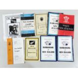 ASSORTED INTERNATIONAL & CLUB RUGBY PROGRAMMES including mainly Welsh international rugby (1955-