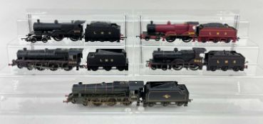 ASSORTED HORBY '00' GAUGE LMS LOCOMOTIVES, including 4-6-0 5000 loco & tender, 4-4-0 1072 loco &