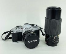 CANON AV-1 SLR, with Tamron 28-50mm zoom and Canon 70-210 zoom (3)