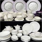 MODERN PORTMEIRION 'SOHO NIGHTLINE' PART DINNER & TEA SERVICE , including various large and small