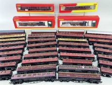 LARGE ASSORTED GROUP OF HORNBY '00' GAUGE COACHES, including 2 boxed R4155 LMS operating Royal