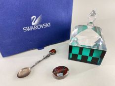 SWAROVSKI CRYSTAL ANNA GILI BOX, JK-02-00983, with COA, booklet and fitted box,12cm high, together