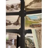 250 PLUS EARLY SCENE POSTCARDS of Llandudno, Conwy and other local North Wales views including
