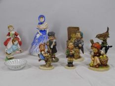 CABINET FIGURINES & COLLECTABLES to include Royal Doulton Ladies - 'Alice' HN5415 and 'Valerie'