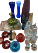 VICTORIAN & LATER GLASSWARE COLLECTION - to include various cut and other scent bottles, Ruby