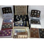 BRITISH & CONTINENTAL COINAGE & BANK NOTE COLLECTION to include Royal Mint proof sets for 1971,