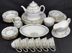 ROYAL WORCESTER MAYFIELD - approximately 40 pieces of immaculate china tea and dinnerware