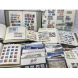 BRITISH MINT, USED & WORLD STAMPS COLLECTION to include a Stanley Gibbons Devon stamp album, part