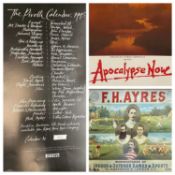 FRAMED FILM POSTER for Francis Ford Coppola's 'Apocalypse Now', Pirelli calendar 1993 and a framed