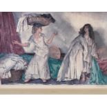 WILLIAM RUSSELL FLINT print - 'Balance', signed in pencil with blind stamp, 43 x 58cms