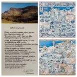 EISTEDDFODD COMMEMORATIVE POSTERS (3) - Conwy 1989, 30 x 38cms, Rhyl 1985, 29 x 37cms and Safwn yn y