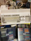 COMMODORE A1200 KEYBOARD & ASSOCIATED EQUIPMENT, various handbooks along with a large quantity of