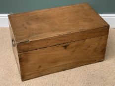 CAMPHORWOOD CHEST, 39cms H, 75cms W, 43cms D