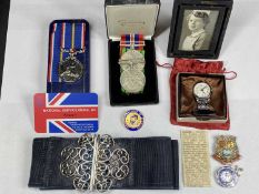 WORLD WAR II, National Service and Nursing Awards relating to SRN C Hughes to include a cased pair