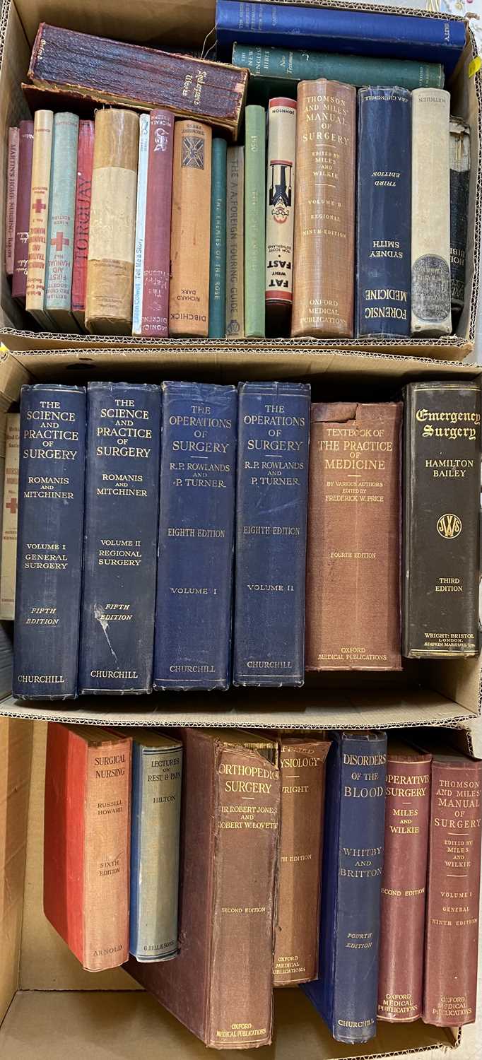 BOOKS - vintage medical related titles and other vintage books