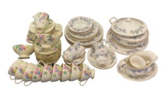 ROYAL KENT TRENTSIDE DINNER & TEAWARE - approximately 30 pieces. Foley china attractive floral