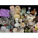 CHINA ASSORTMENT - to include Arthur Wood jug, 20cms H, a vase, 25cms H and a very large quantity of