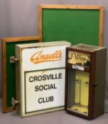 PUB STUFF/EX CROSVILLE SOCIAL CLUB - a vintage Ansells illuminated sign, 80.5cms H, 67cms W
