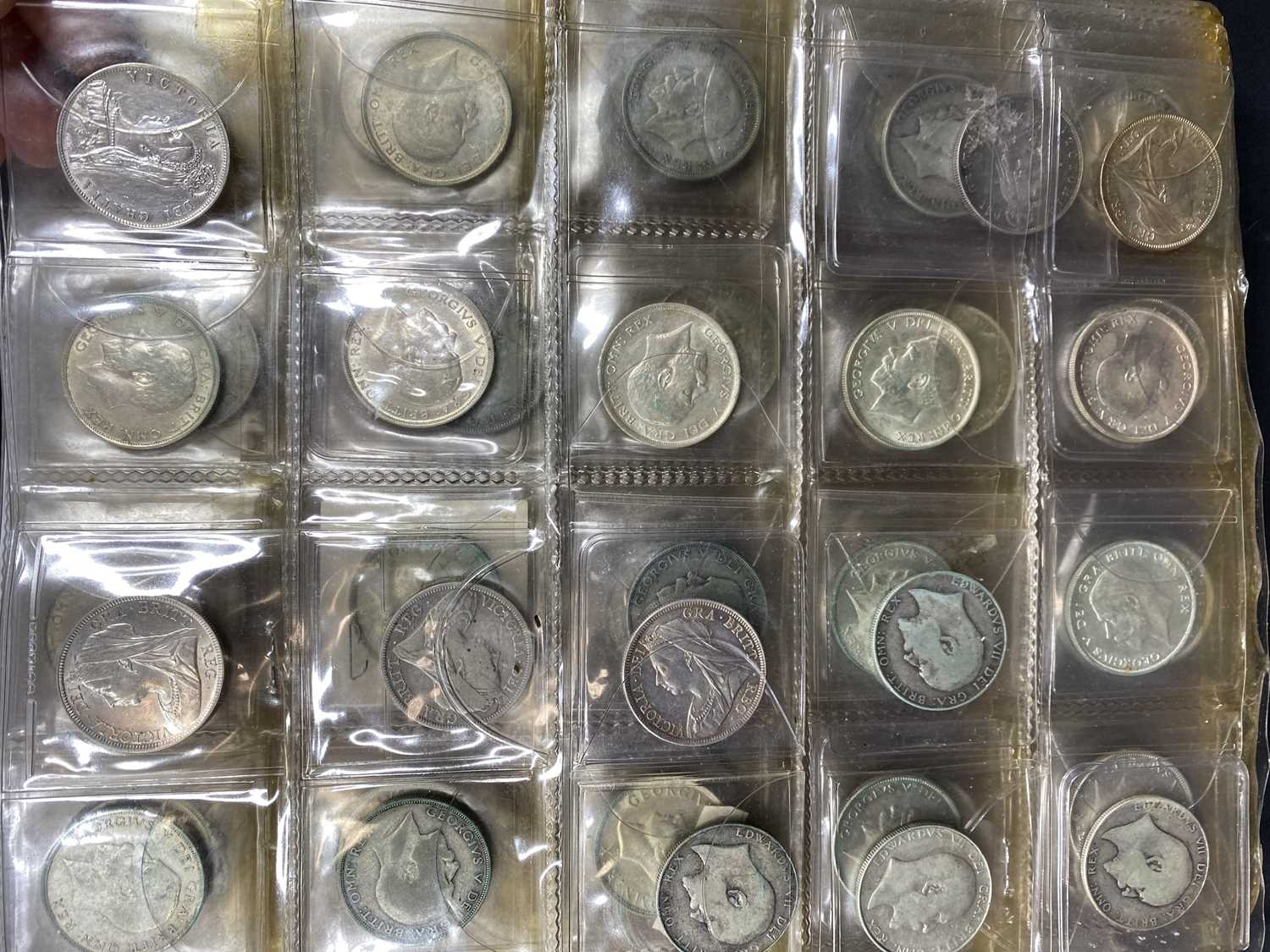 BRITISH COINAGE COLLECTION VICTORIA & LATER - 500 plus coins mainly contained in a single sleeved - Image 3 of 20