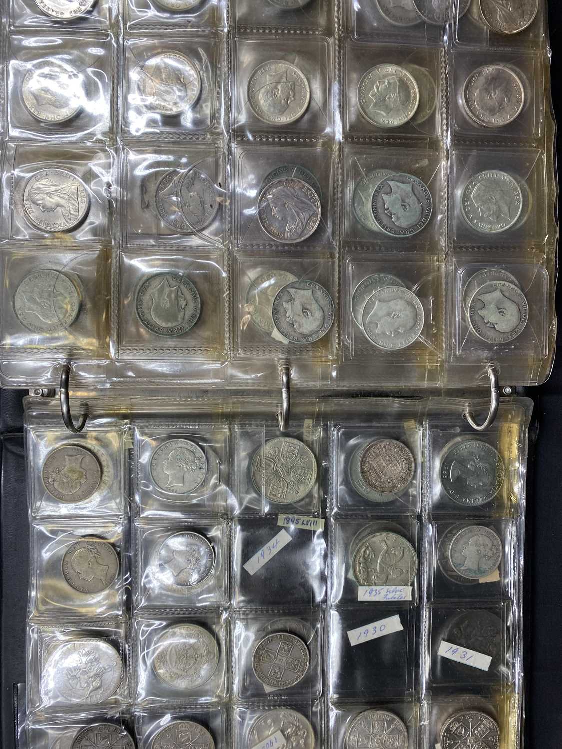 BRITISH COINAGE COLLECTION VICTORIA & LATER - 500 plus coins mainly contained in a single sleeved - Image 16 of 20