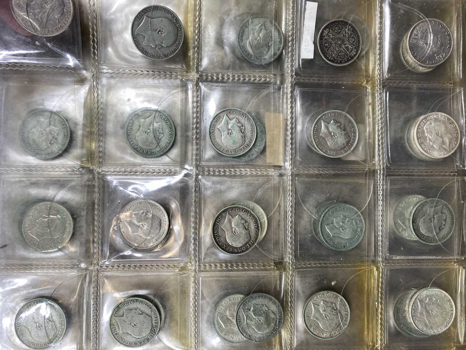 BRITISH COINAGE COLLECTION VICTORIA & LATER - 500 plus coins mainly contained in a single sleeved - Image 14 of 20