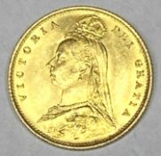 VICTORIA GOLD HALF SOVEREIGN 1887 - 4grms