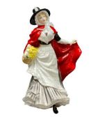 ROYAL DOULTON FIGURINE 'Y GYMRAES' 'WELSH LADY' HN4712 - with box and cert, 20cms H