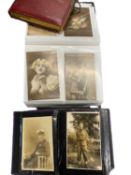 VICTORIAN & OTHER POSTCARDS - approximately 250 in total within two albums and a Victorian