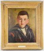 ATTRIBUTED TO FRANK OWEN SALISBURY (1874-1962) oil on canvas - portrait of a boy in sailor suit,