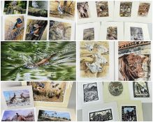 ASSORTED PRINTS including AFTER ARTHUR RACKHAM, seven colour prints - Wind in the Willows