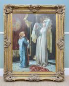 AFTER FREDERIC LORD LEIGHTON, oil on canvas, late 20th Century copy of 'Light of the Harem',