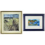 STAN ROSENTHAL / MEG STEVENS prints - (1) Meg Stevens limited edition (318/500) print - landscape,