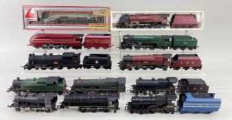ASSORTED 'OO' GAUGE STEAM TRAINS, including Hornby LMS 4-4-0 loco & tender, LMS 4-6-2 'The