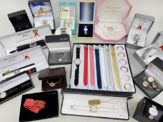 ASSORTED MODERN WRISTWATCHES comprising various boxed examples by Marcel Drucker, boxed Gossip