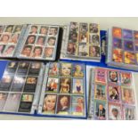 LARGE COLLECTION OF TRADING CARDS, in albums numbered 7-11, and including Marilyn, Norma Jean, Pam