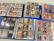 LARGE COLLECTION OF TRADING CARDS, in albums numbered 7-11, and including Marilyn, Norma Jean, Pam