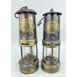 TWO THOMAS & WILLIAMS LTD. 'CAMBRIAN' MINER'S SAFETY LAMPS, consecutively numbered 144681 and