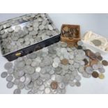 ASSORTED MAINLY GB COINS comprising predominantly pre-1947 coins including half crowns, shillings,