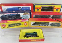 ASSORTED 'OO' GAUGE BOXED STEAM & DIESEL TRAINS, including Bachmann Branch-Line LMS 4-6-0 Jubilee