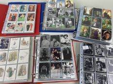 LARGE COLLECTION OF TRADING CARDS, in albums numbered 18-23, and including Laurel & Hardy,