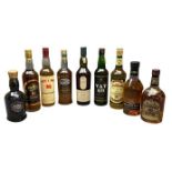 BOTTLED WHISKY (9) - to include Swn y Mor Welsh Whisky, Lagavulin Single Islay Malt Aged 16 yrs,