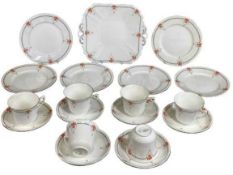 SHELLEY TEAWARE (11506) - approximately 18 pieces