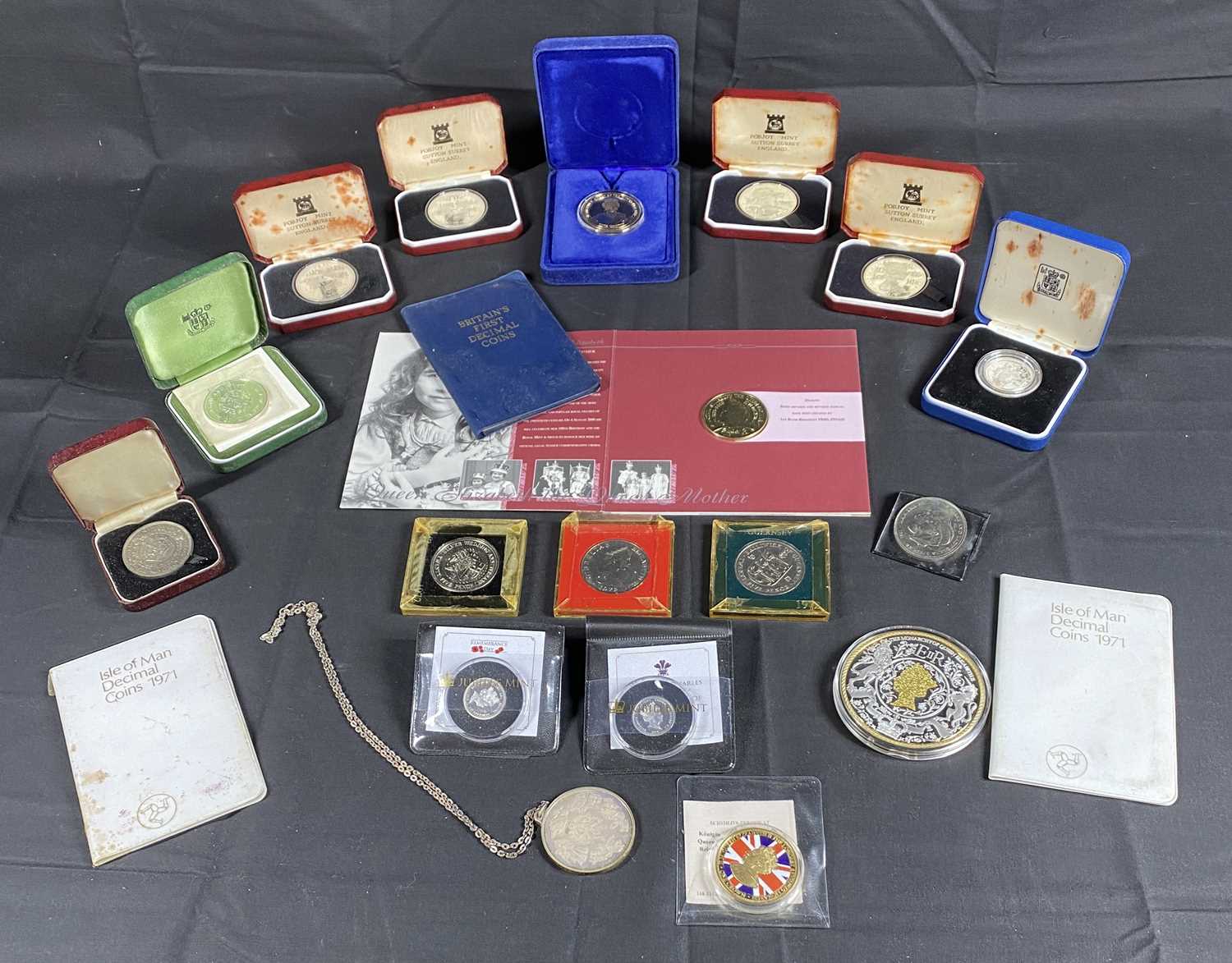 POBJOY, ROYAL MINT, JUBILEE MINT, STERLING SILVER & OTHER COINS COLLECTION - with hallmarked - Image 2 of 3