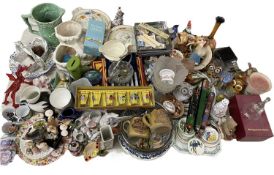 ORNAMENTAL ASSORTMENT to include Wade jug, Woods Ivory ware dinnerware, Tupton ware vase and a