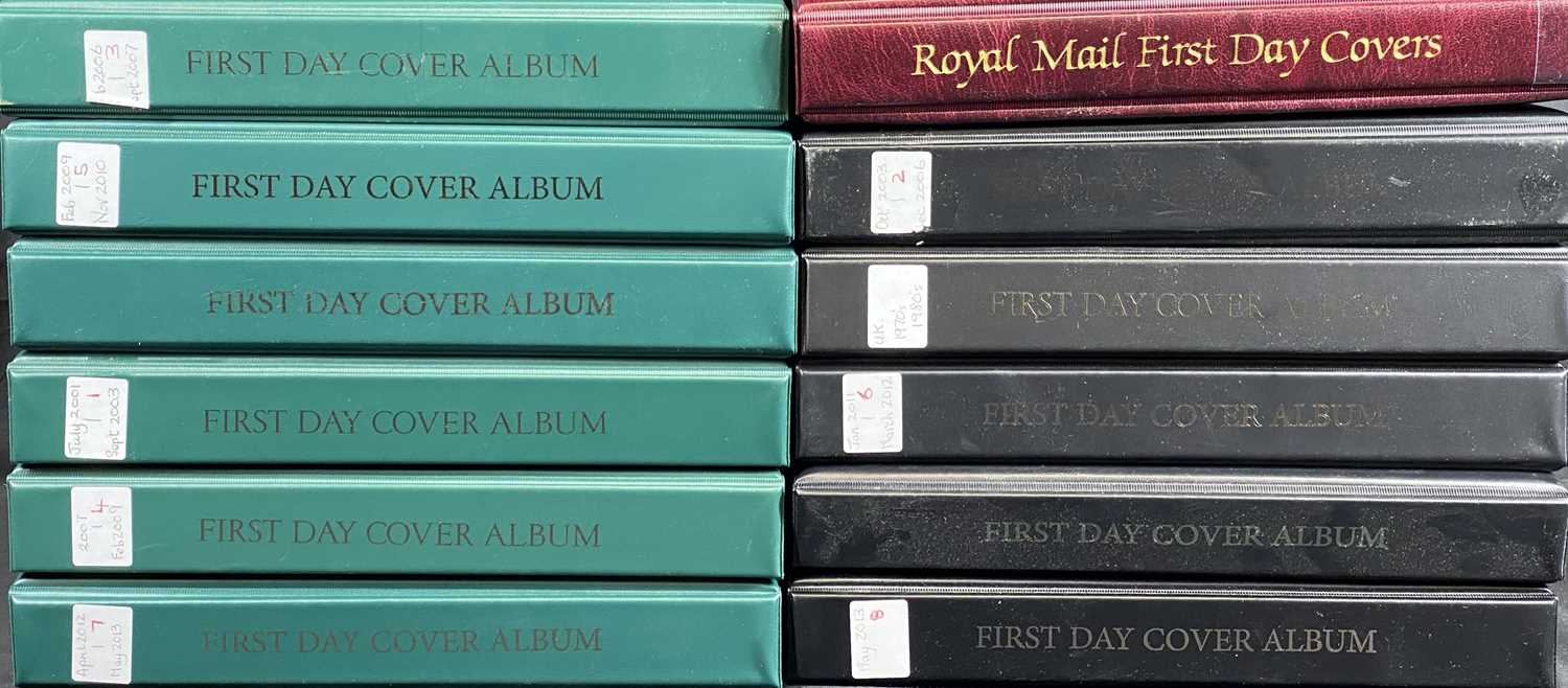 ROYAL MAIL FIRST DAY COVERS in twelve albums (approximately 500 plus in total) - PLEASE NOTE: