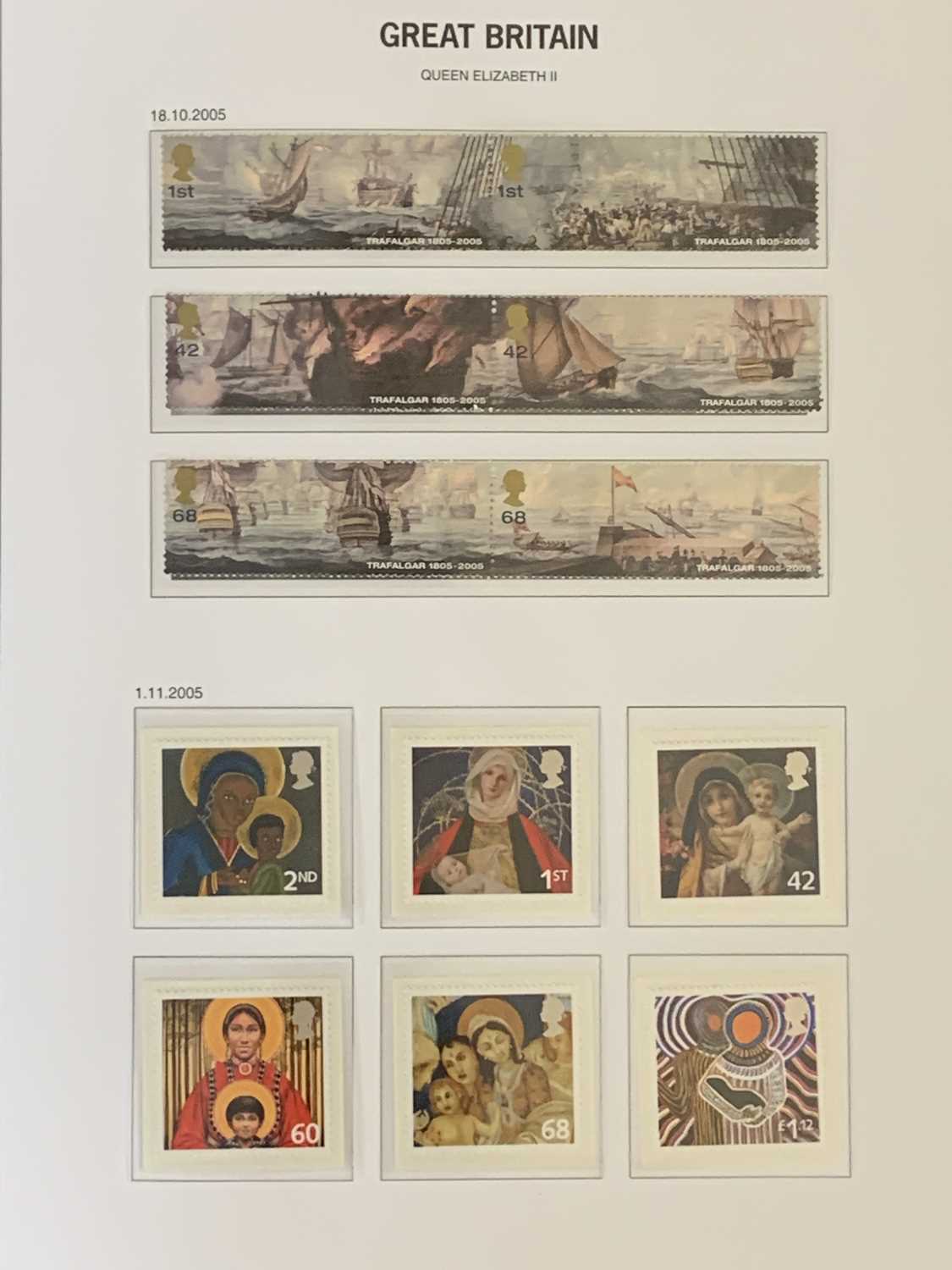 STAMPS - STANLEY GIBBONS ALBUM WITH SLIP - GB mint commemoratives 2000-2007, appears complete - Image 9 of 15