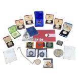 POBJOY, ROYAL MINT, JUBILEE MINT, STERLING SILVER & OTHER COINS COLLECTION - with hallmarked